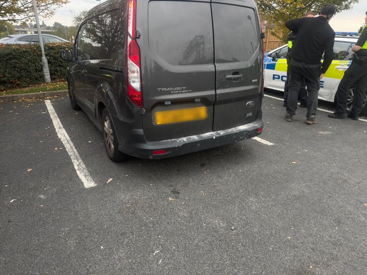 Staffordshire Police traffic cops stop suspected thief escaping from Wolverhampton with stolen van