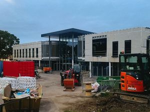 Supporting image for story: New entrance at Telford's Princess Royal Hospital takes shape