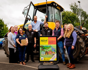 Old Market Hall projectionists with the Young Farmers and Shropshire Rural Support. Photo: Joe Nobile