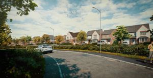 A CGI artistic impression of the proposed scheme in Hanwood Bank. Picture: White Ridge 