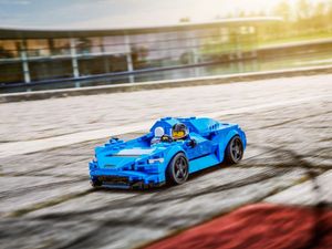 Supporting image for story: McLaren and Lego team up for new miniature Elva model