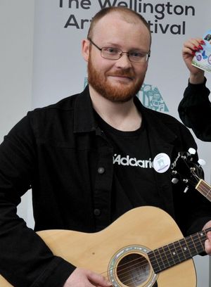 LAST   ALAN FOGARASY COPYRIGHT EXPRESS & STAR  25/04/19.Getting ready for Wellington Festival 2019 Jake Taylor from the festival commitee, Kirsty Shuttleworth from Wellington Town Council, Caroline Mulvihill comunity and events for Wellington Town Council and Wellington Mayor Cindy Mason-Morris and also the Festival chairman.   (HAD TO TAKE PIC INSIDE BAD WEATHER).