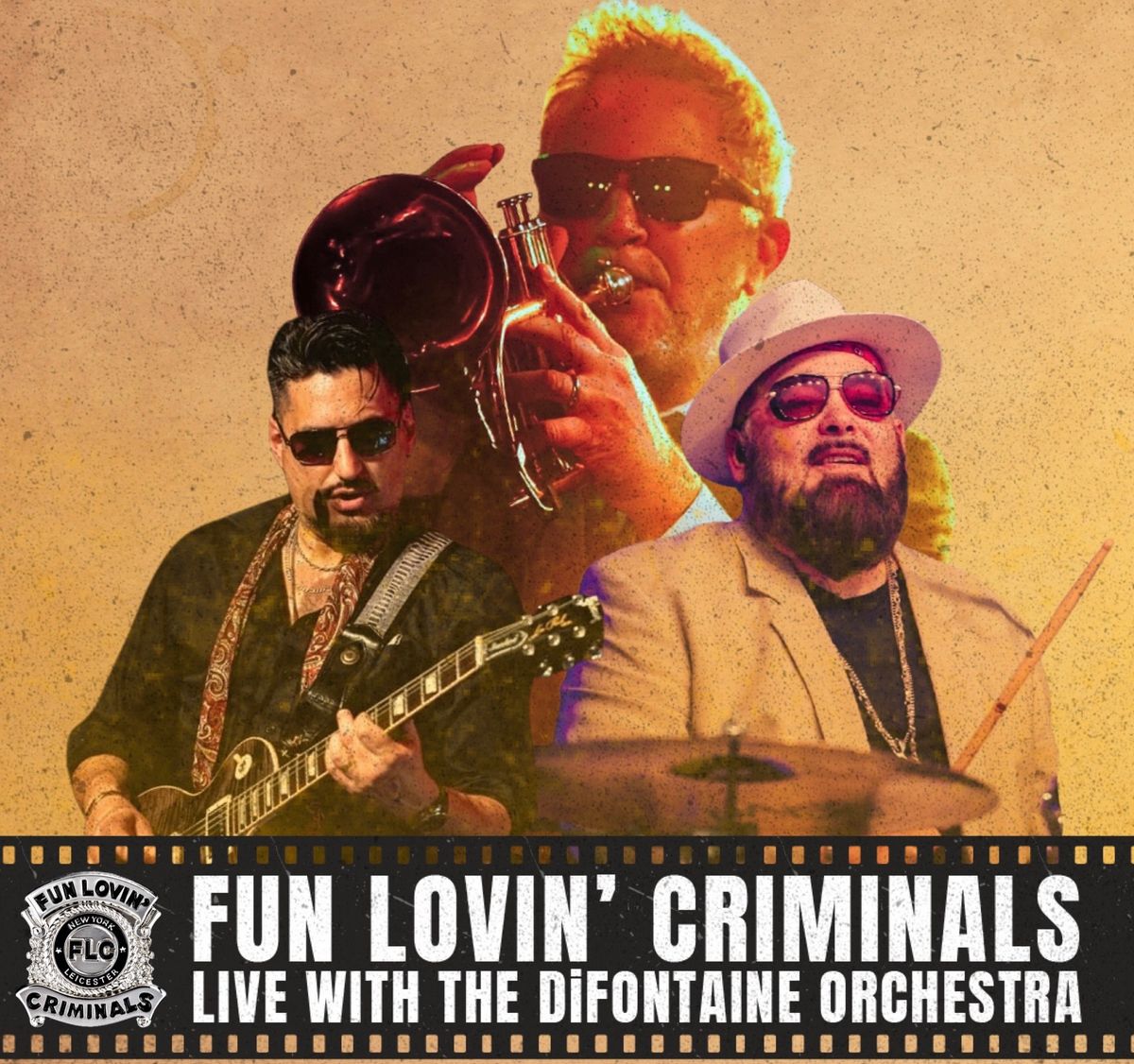 Fun Lovin’ Criminals announce live performances backed by live orchestra in Wolverhampton