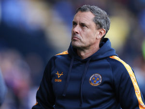 Supporting image for story: Paul Hurst unhappy with officials after Shrewsbury Town point at Bolton