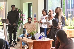 The Church of the Pentecost Choir perform at the opening