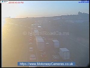 Supporting image for story: Broken down lorry causes long delays on M6 northbound between junctions six and seven