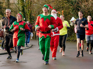 Supporting image for story: GALLERY: Christmas joy as runners stride out on Telford Parkrun