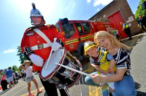 Lachlan McLachlan with Lincoln Smith and Ellie Smith from Kingstanding..