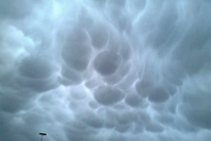 Unusual cloud formations in Telford. Picture: Phil Spencer