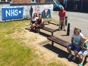 Supporting image for story: New mural in Sandwell pays tribute to Captain Tom Moore