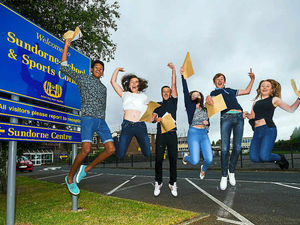 Supporting image for story: Pictures and video: Shropshire and Mid Wales schools celebrate GCSE success