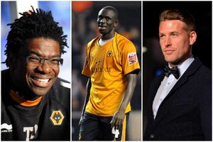 Tony Daley, Seyi Olofinjana and part-time model Rob Edwards