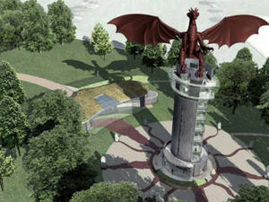 Supporting image for story: Expert concerned by £9m dragon tower plan