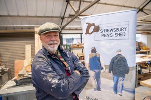 Simon Rouse Chairman of the Shrewsbury Men's Shed