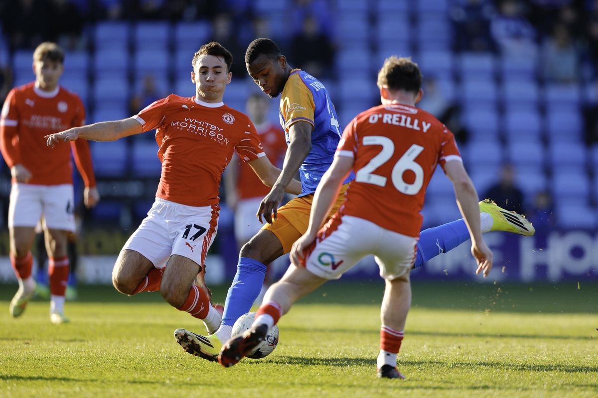 How many points Opta predicts Shrewsbury Town will secure this season