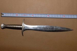 Danny Jones was killed after being attacked with this replica Lord of the Rings sword