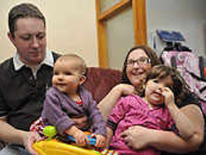 Supporting image for story: Baby Ruby gets gift of hearing for first time