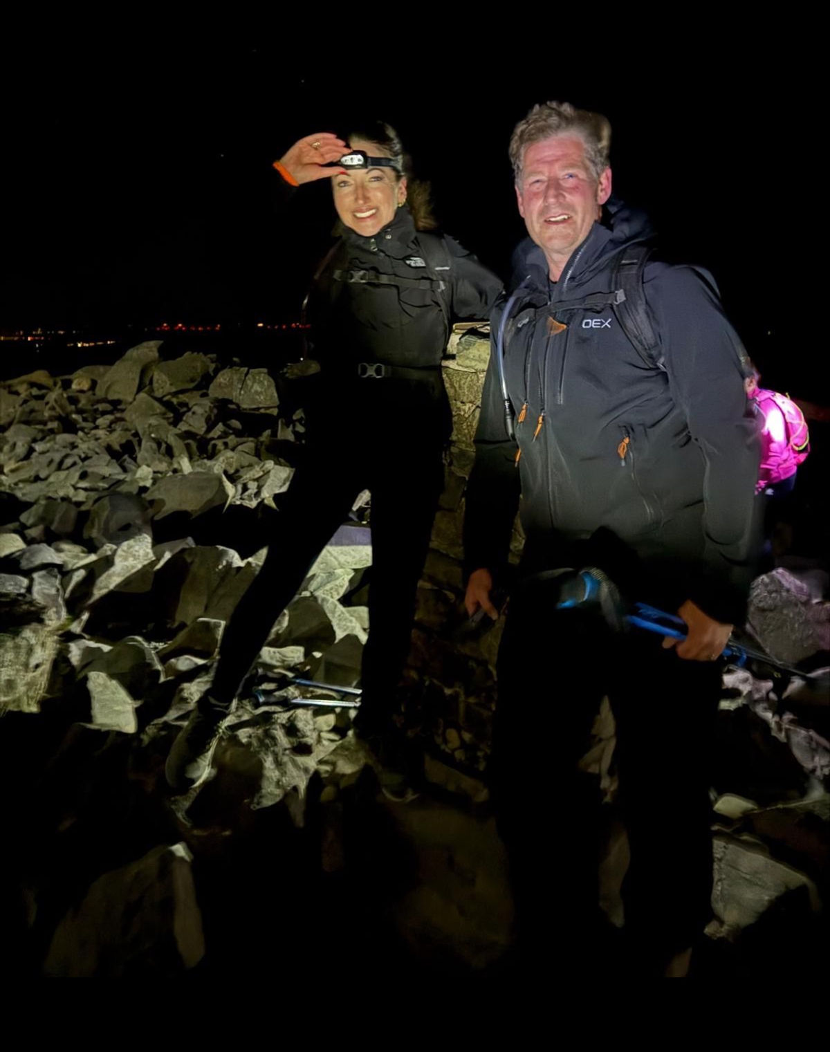 Claire Mischevani and Daniel Edwards from Shropshire completed the Three Peaks in 24 Hours Challenge