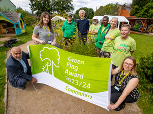 Supporting image for story: Walsall community garden is flagged up again for its green credentials