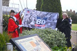 Shrewsbury's Mayor and Town Clerk.