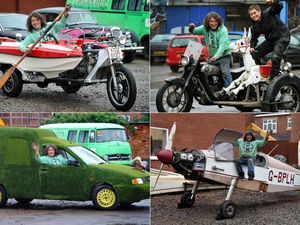 Supporting image for story: Wheely great! Mechanic Neil shows off his crazy creations - VIDEO and PICTURES