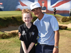 Supporting image for story: Isabelle Badger tees off with Ryder Cup star Thorbjorn Olesen