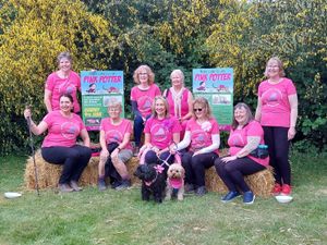 Supporting image for story: WI put on their walking shoes to join 'pink' charity walk