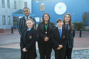 Pictured left to right: Bailey Smikle, Sophie Redmond , Henry Chamberlain and Francesca Rowley.

