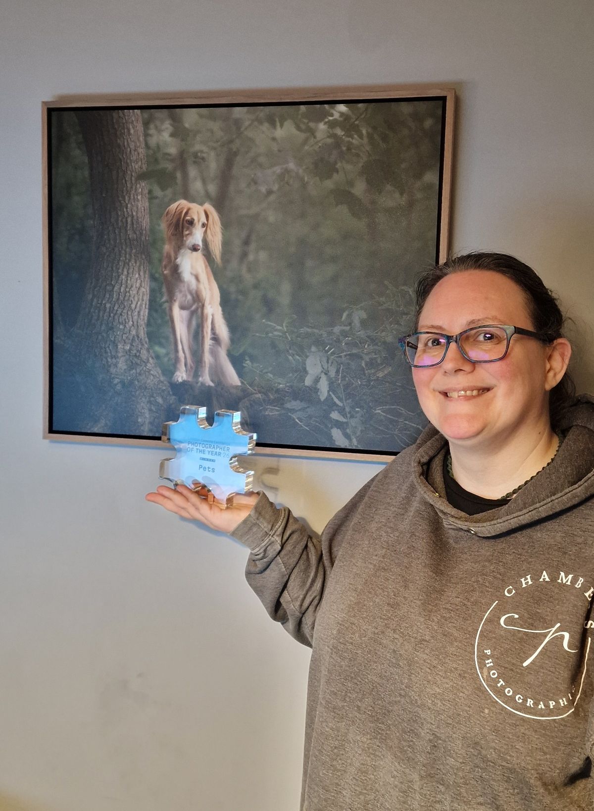 Market Drayton photographer captures hearts with award-winning rescue dog portrait