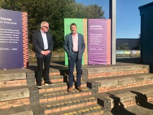 West Midlands Mayor Richard Parker and Peaky Blinders creator Steven Knight. PIC: Gurdip Thandi LDR