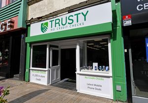 The UK's only no credit check retail store - Trusty in Dudley Street, Wolverhampton.