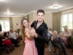 Supporting image for story: Strictly caring: Shrewsbury home welcomes dance pair