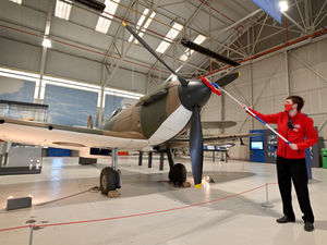 Supporting image for story: Winter clean gets aircraft spick and span at RAF Museum Cosford 