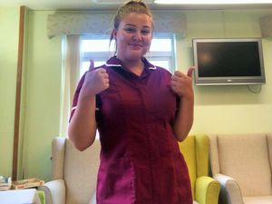 Supporting image for story: Student Lauren puts studies aside to help out at Telford care home during pandemic