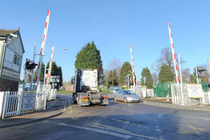 Supporting image for story: High winds cause more problems at Wem level crossing
