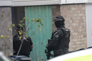 Armed police at the scene in Ladywood. Photo: SnapperSK
