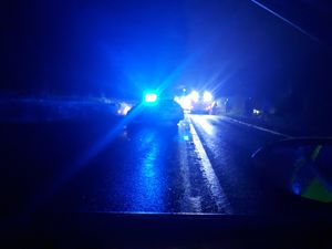 Supporting image for story: Driver seriously hurt as van lands in field near Ellesmere