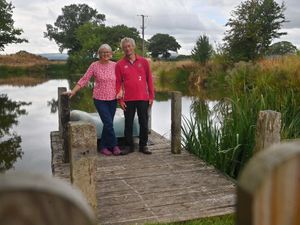 Supporting image for story: Popular farmhouse garden packed with fruit and veg near Shrewsbury to open for charity this weekend
