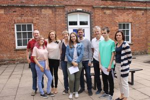 Tettenhall College pupils and staff celebrate