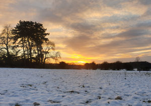 Snow in Perton, South Staffordshire. Photo: simonb4937