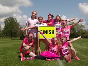 Supporting image for story: School staff and students Race for Life in Shropshire