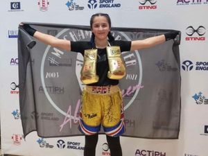Supporting image for story: Telford's Zara Hussain becomes national boxing champion seven months after taking up sport