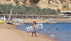 Some 15,000 British tourists are stranded in the resort of Sharm el-Sheikh
