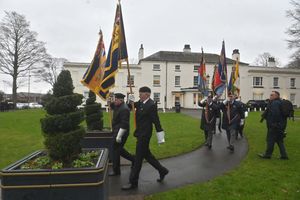 The service was held at Memorial Gardens in West Bromwich.