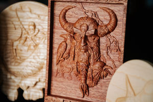 Phil Caswell, 56, turned to woodcarving during lockdown