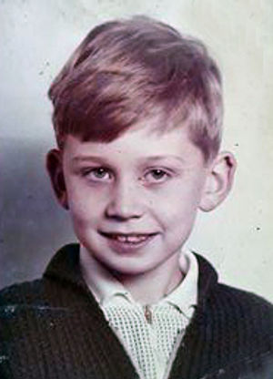 Pete Edwards as a pupil at the school in late 1967 or early 1968. 