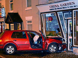 Supporting image for story: Shock as car crashes into takeaway
