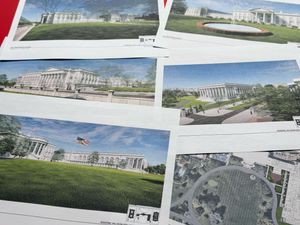 Supporting image for story: US fine arts commission expected to vote to advance White House ballroom plan