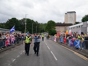 Supporting image for story: Protests outside asylum hotels ‘completely unacceptable’: Swinney