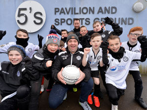 Supporting image for story: Charity match raises £1,600 for twins' family